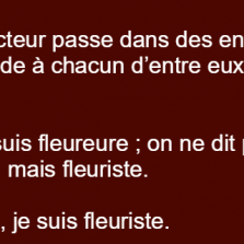 Un inspecteur passe dans des entreprises
