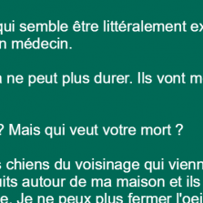 Un homme fatigué va voir son médecin