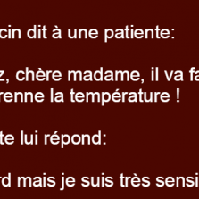 Une femme a la surprise de sa vie