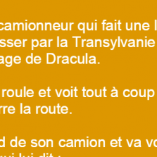 Un camionneur qui fait une livraison