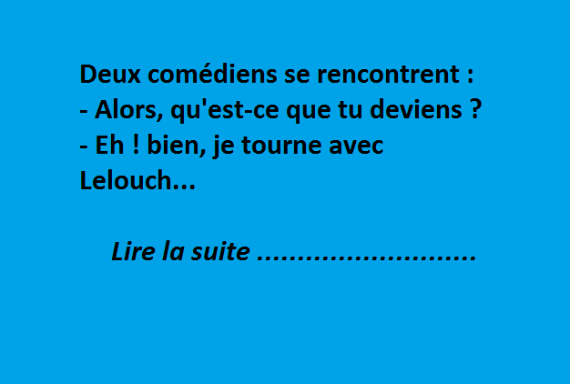 Des comédiens au rabais
