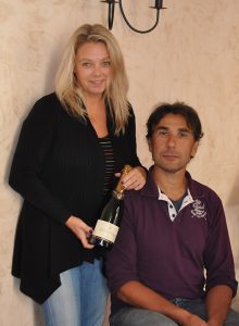Jessica och Thierry (bilden lånad från Franska vinkompaniet)