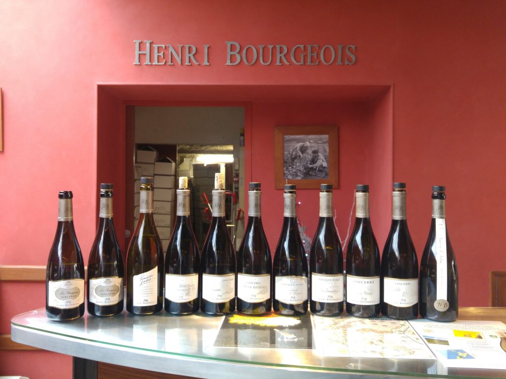 Trevlig provning av Henri Bourgeois viner