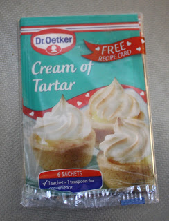 Creme of tartar gör marängsmeten fluffigare