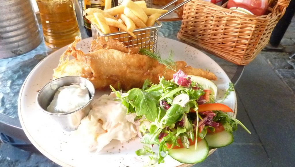 Fish and chips the scottish way på Drumbar