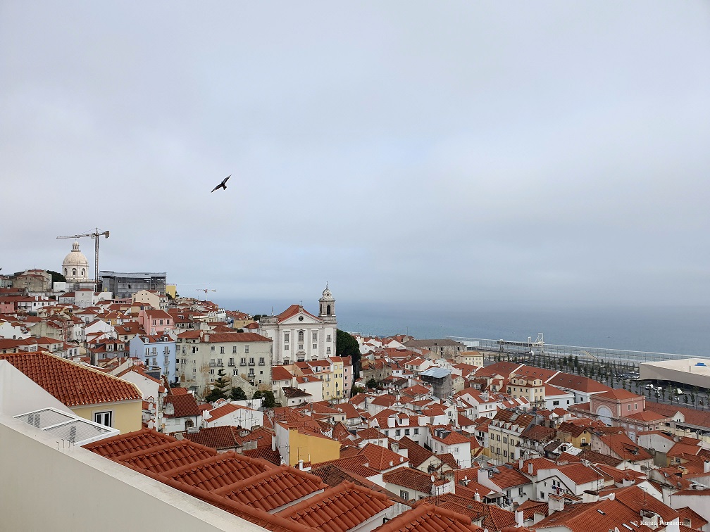 Utsikt från ev av Lissabons Miradous