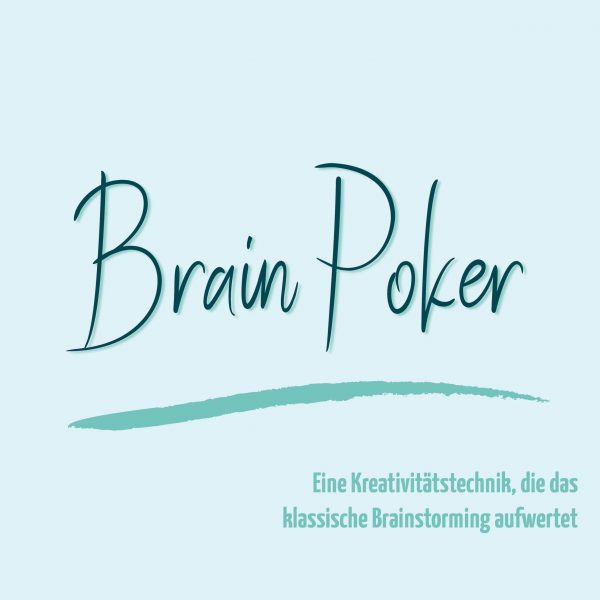 blauer Eisberg _ Kreativitätstechnik Brain Poker