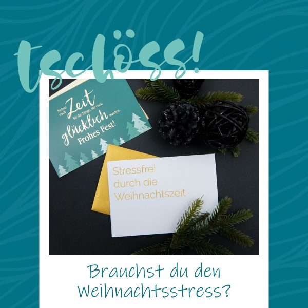 blauer Eisberg _ Weihnachtsstress