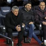 Quique Setién happy with first victory in the Barcelona dugout