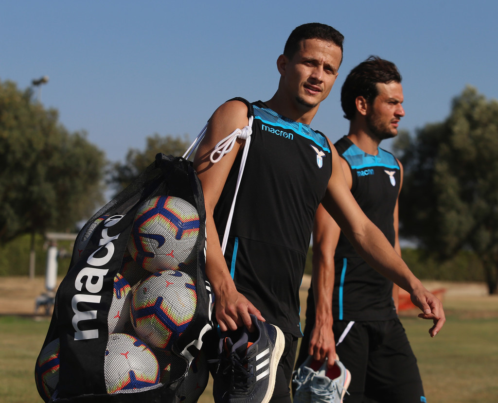 Lazio defender, Luiz Felipe, during a training session for the Italian side / PAOLO BRUNO/GETTY IMAGES EUROPE