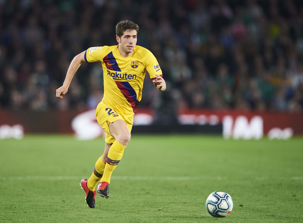 Sergi Roberto, during a performance for Barcelona against Real Betis / GETTY IMAGES EUROPE