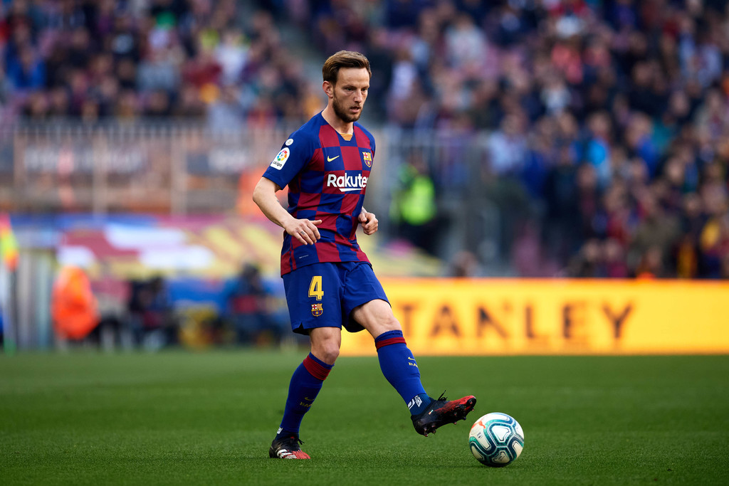 Ivan Rakitic during the La Liga match between FC Barcelona and SD Eibar at Camp Nou / ALEX CAPARROS GETTY IMAGES EUROPE