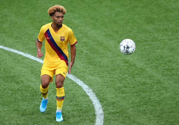 Konrad de la Fuente in action for FC Barcelona / GETTY IMAGES EUROPE