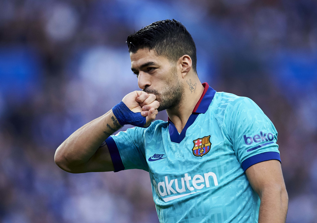 Luis Suárez celebrating a goal against Real Sociedad in LaLiga / JUAN MANUEL SERRANO GETTY IMAGES EUROPE