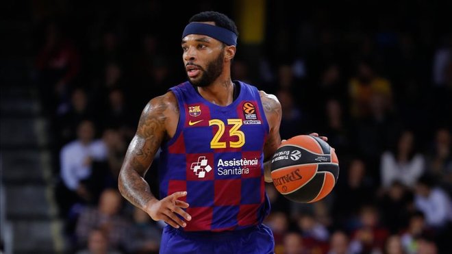 Malcolm Delaney playing for Barça Basket / VALENTÍ ENRICH