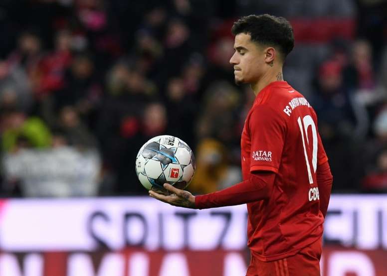 Philippe Coutinho, during a performance for Bayern Munich / AFP