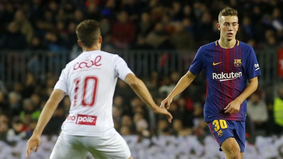 Oriol Busquets, in action for FC Barcelona / FRANCESC ADELANTADO