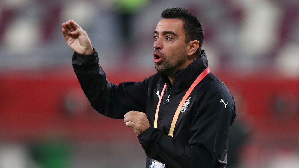 Xavi Hernández durante la semifinal de la Copa Qatar con Al Sadd / REUTERS