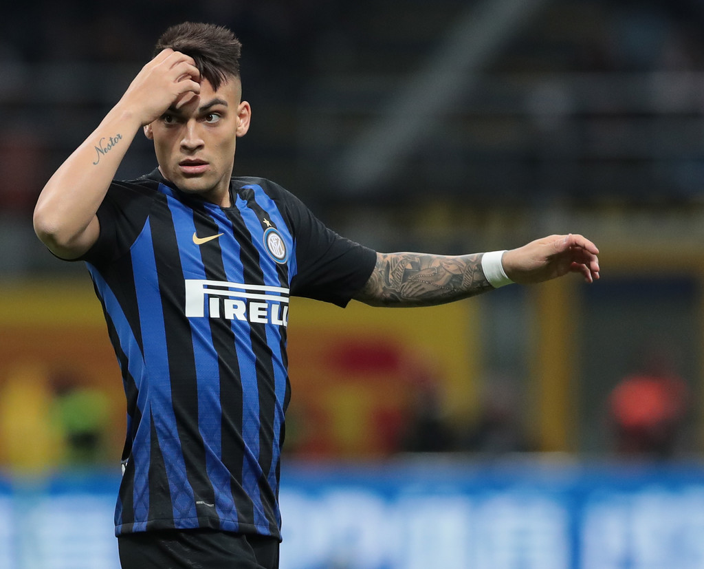 Lautaro Martínez, in action for Inter, against Juventus / EMILIO ANDREOLI/GETTY IMAGES EUROPE