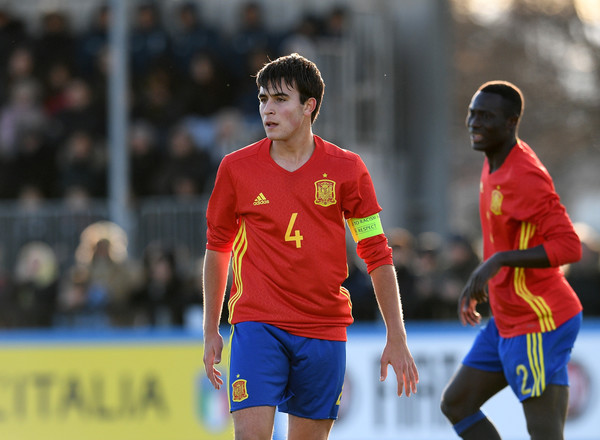 Italy U17 v Spain U17 - International Friendly In This Photo: Eric Garcia Eric Garcia of Spain action during the U17 International Friendly match between Italy and Spain at Juventus Center Vinovo on January 17, 2018 in Vinovo, Italy. (Jan. 16, 2018 - Source: Claudio Villa/Getty Images Europe)