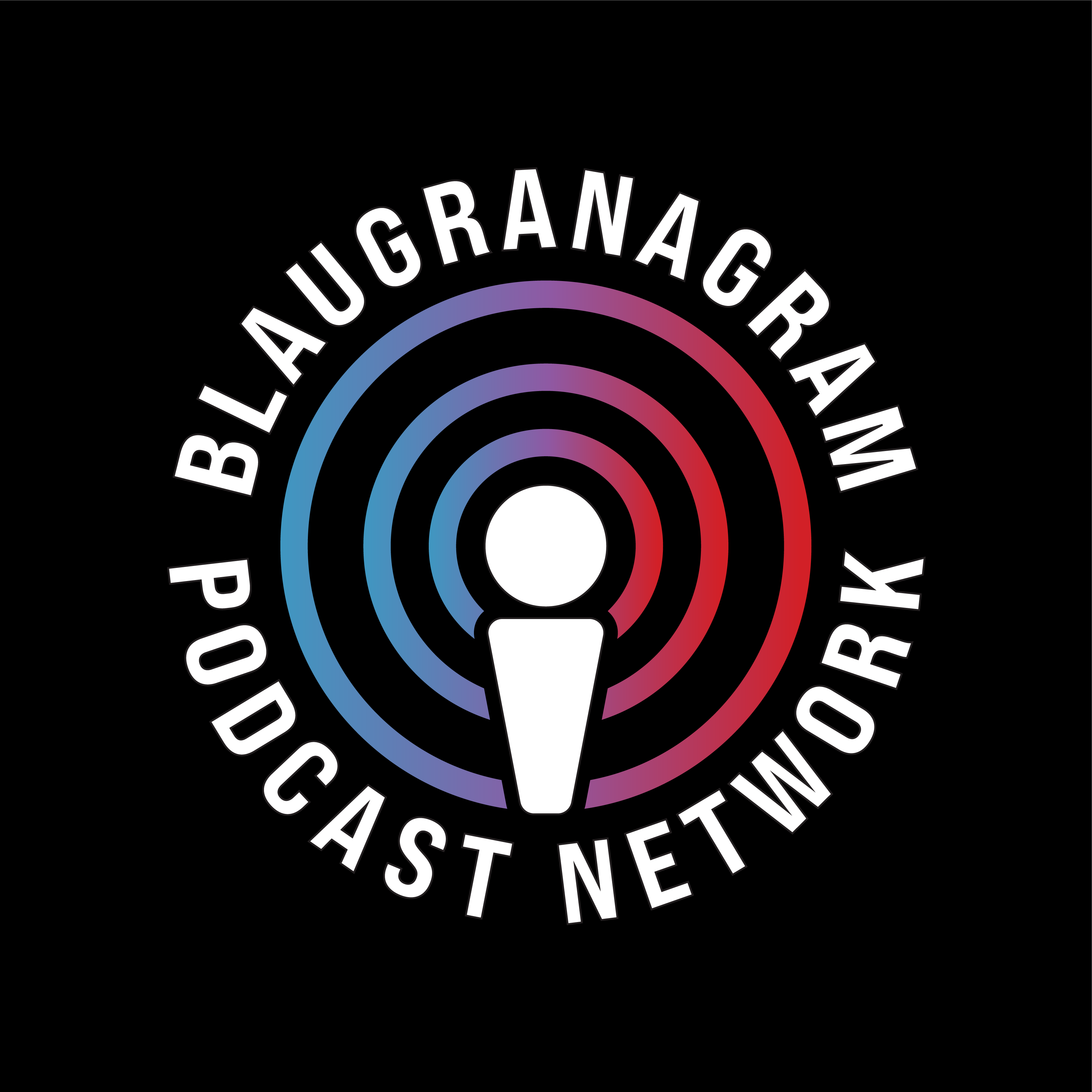 The official logo of the Blaugranagram Podcast Network / BLAUGRANAGRAM