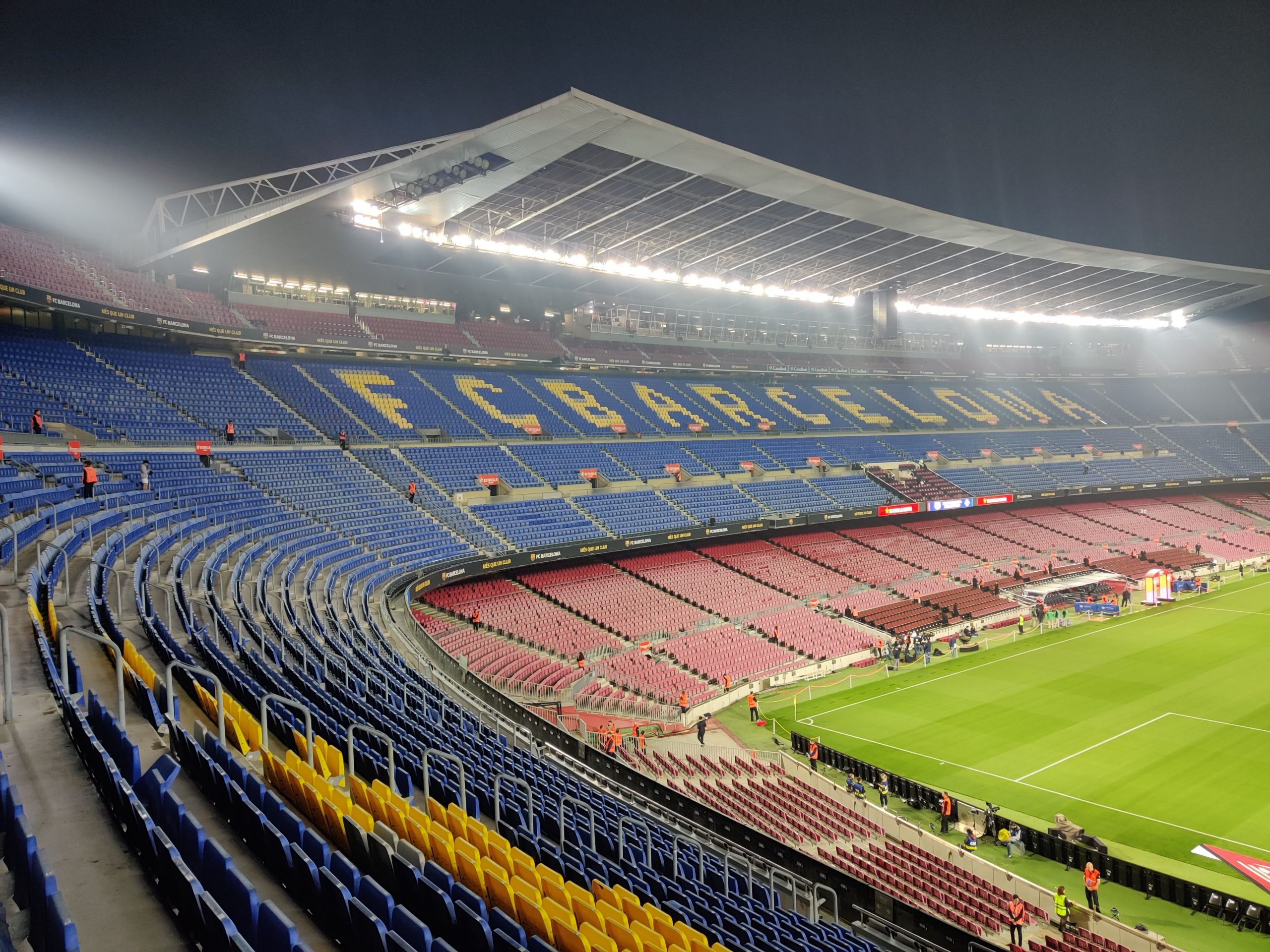 The Camp Nou, ahead of Barcelona's game against Real Valladolid back in October 2019 / OMAR HAWWASH/BLAUGRANAGRAM