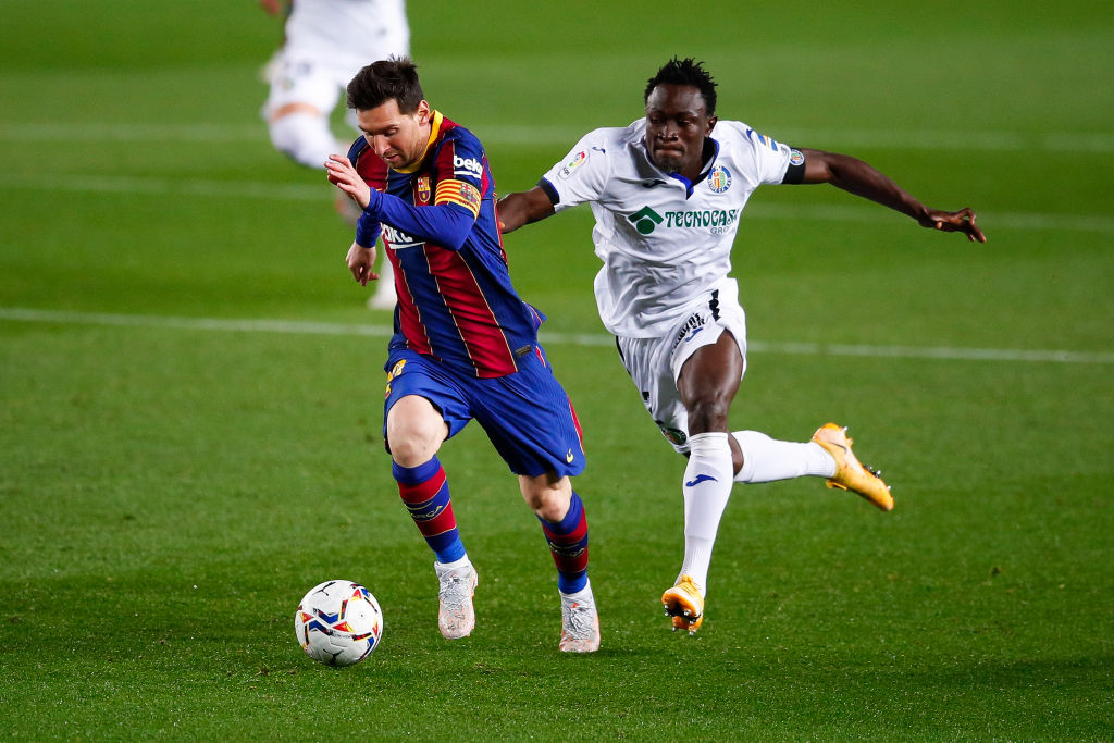Lionel Messi against Getafe / ERIC ALONSO/GETTY IMAGES