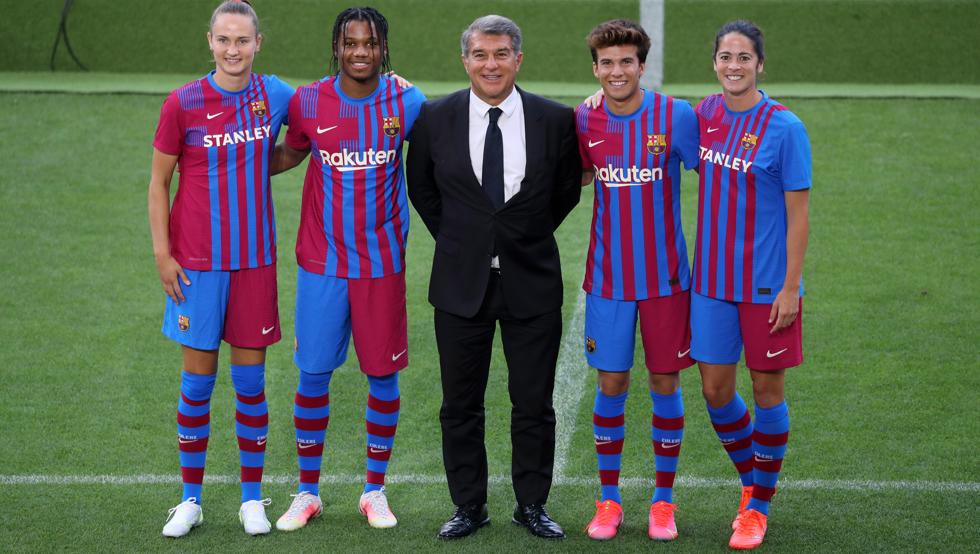 FC Barcelona unveil new home kit for the 2021/22 season