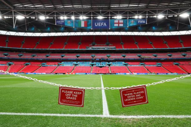 The stage is set for the final between Italy and England at Wembley - Eddie Keogh - FA