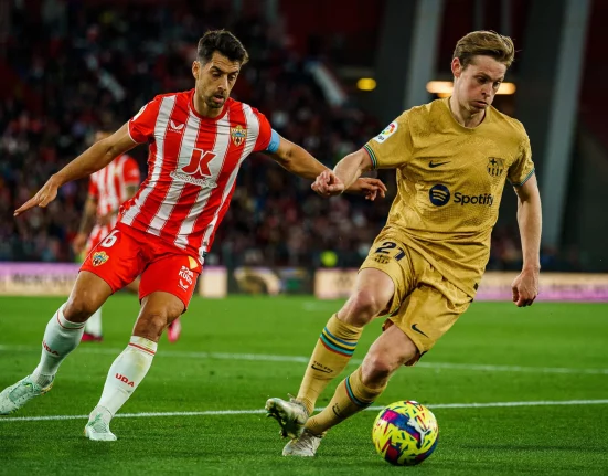 Frenkie De Jong during the LaLiga match between F C Barcelona and Almería/ F C BARCELONA