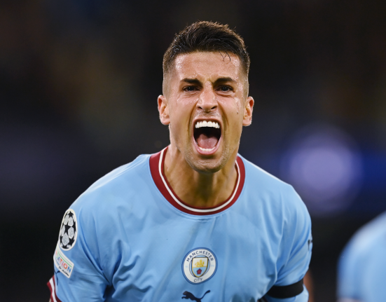 João Cancelo in action for Manchester City / GETTY IMAGES
