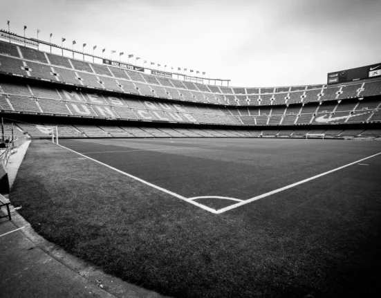 Camp Nou in black and white / Waldemar Wieckowski