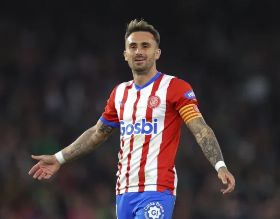 Aleix Garcia in action for Girona / FRAN SANTIAGO/GETTY IMAGES