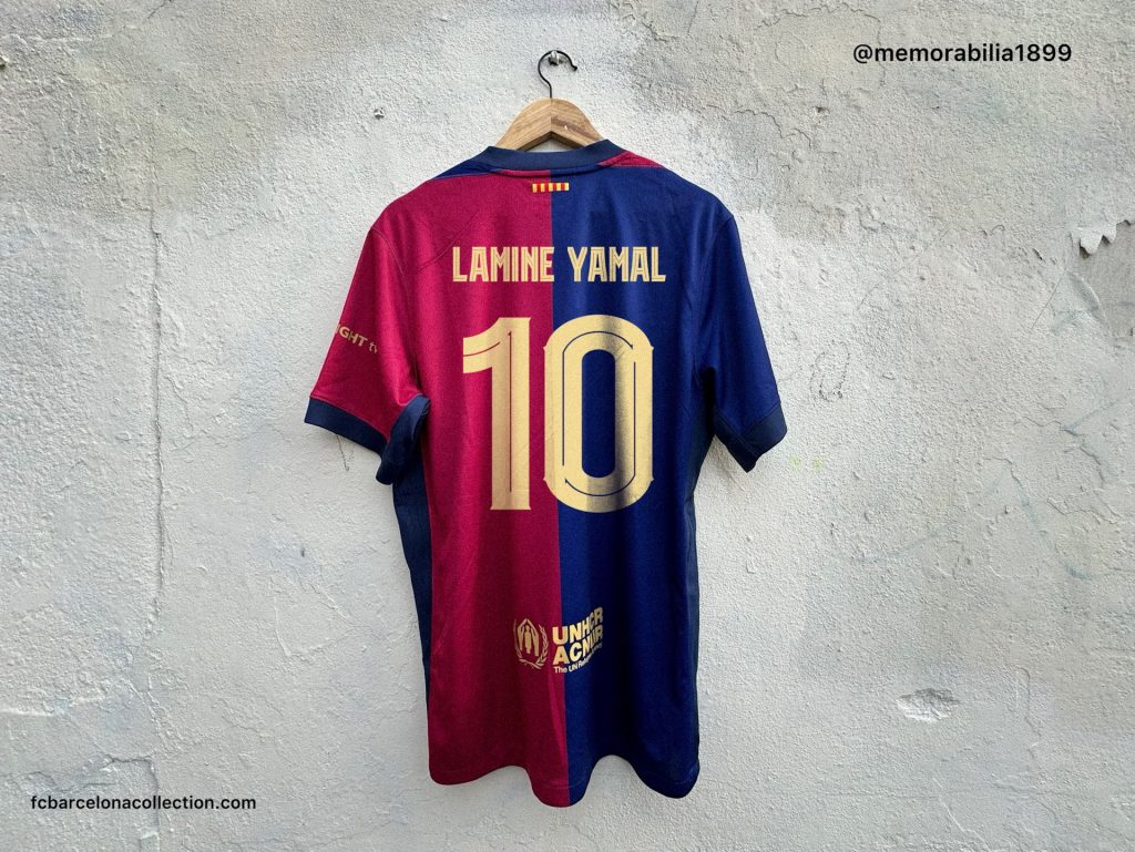 Concept of Lamine Yamal shirt with #10 / Edit by @memorabilia1899