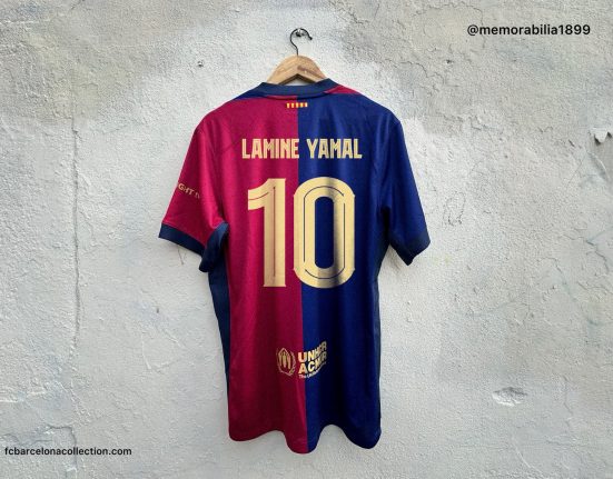 Concept of Lamine Yamal shirt with #10 / Edit by @memorabilia1899