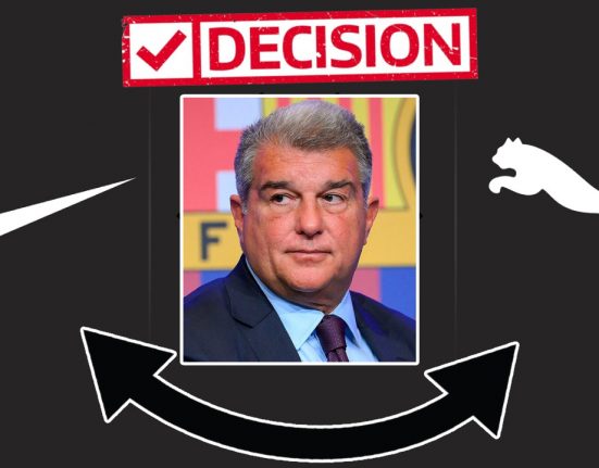 Joan Laporta to make decision on kit supplier / Edit done by Hafed Almadani