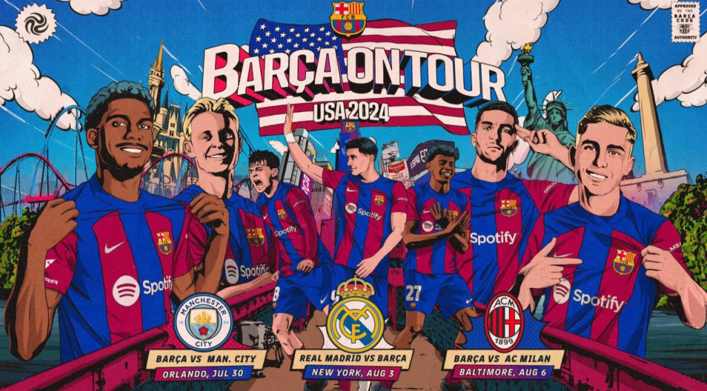 Barcelona matches for the 2024 Pre-Season / FC Barcelona