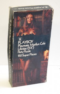 AP192 Marilyn Cole Lifesize Playboy Playmate Puzzle Vintage AP192 1