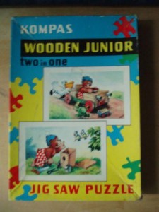 Kompas Wooden Junior - Pol Puzzle - 2 in 1 1