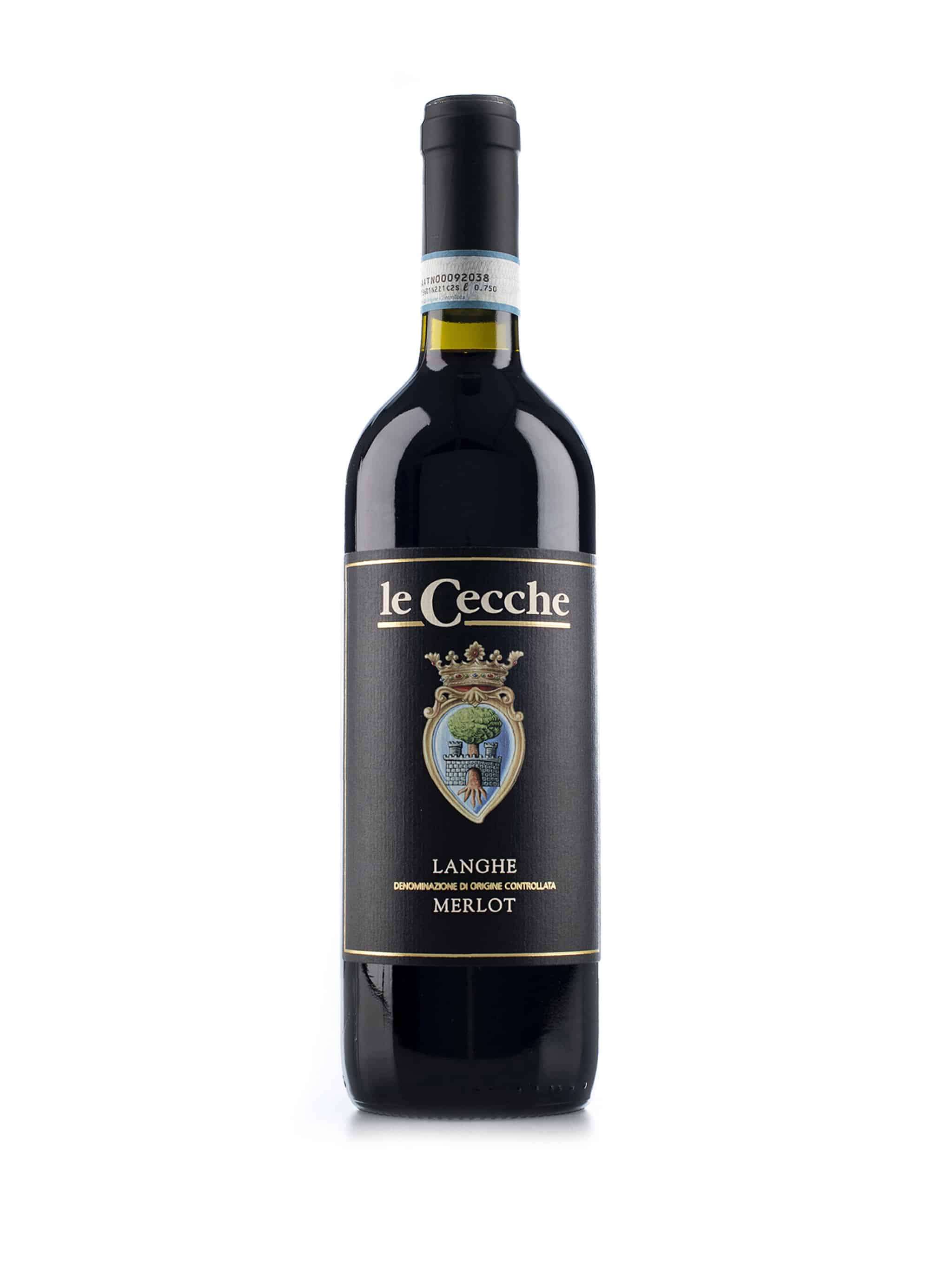 Italiaanse rode wijn van wijndomein Le Cecche: Langhe Merlot