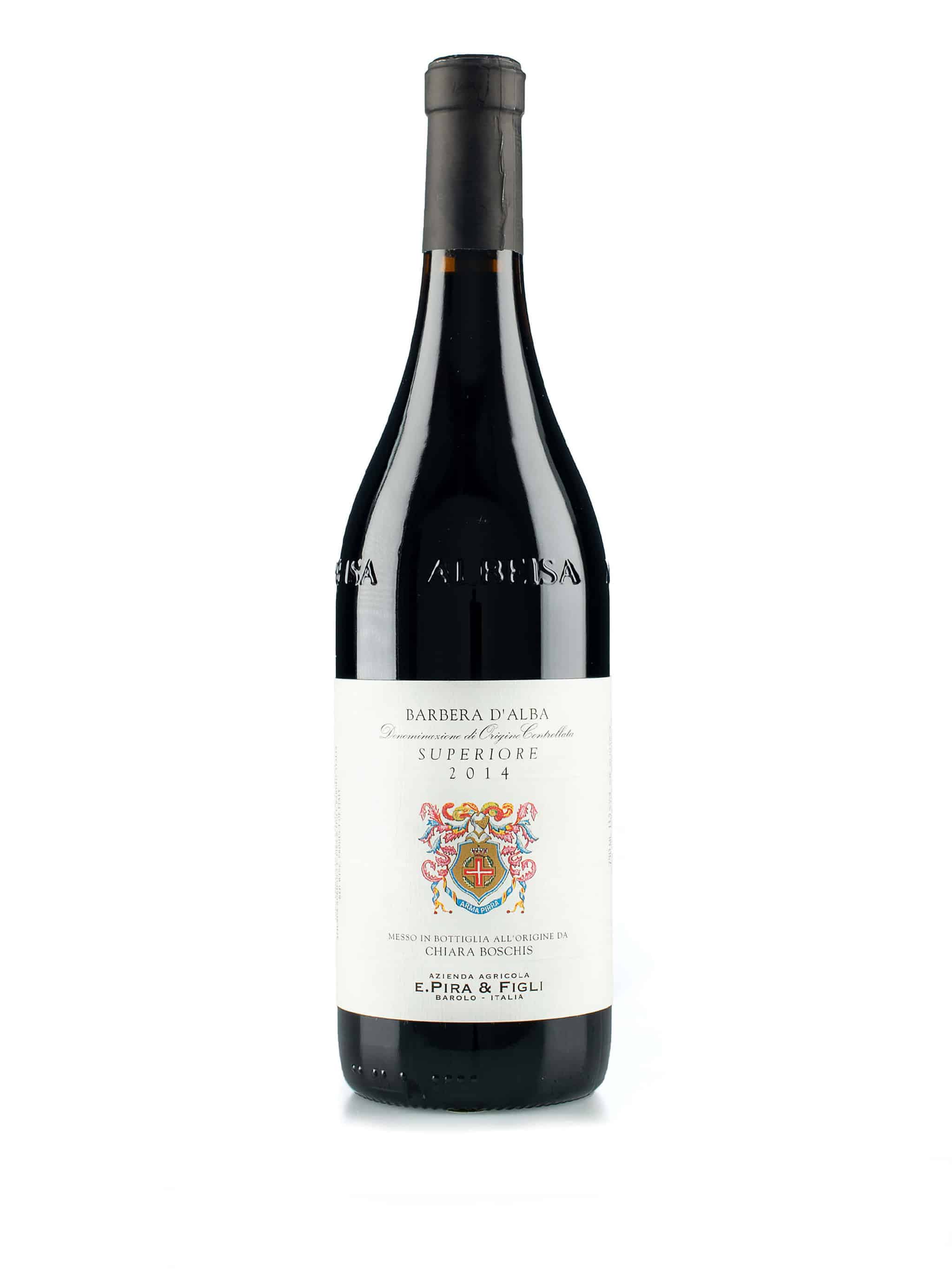 Italiaanse rode wijn van wijndomein Pira & Figli: Barbera d'Alba Superiore
