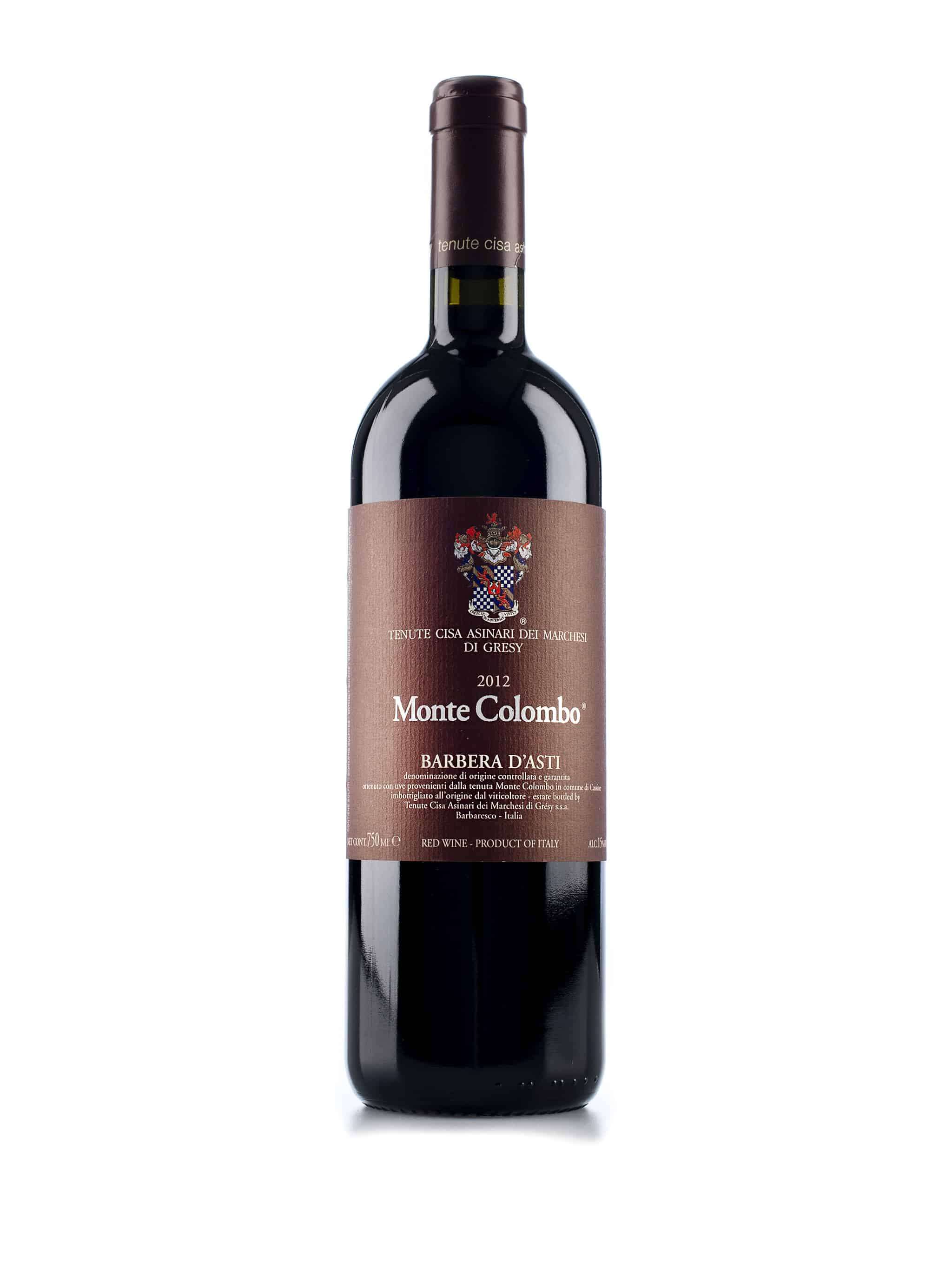 Italiaanse rode wijn van wijndomein Cisa Asinari dei Marchesi di Gresy: Barbera d'Asti Monte Colombo