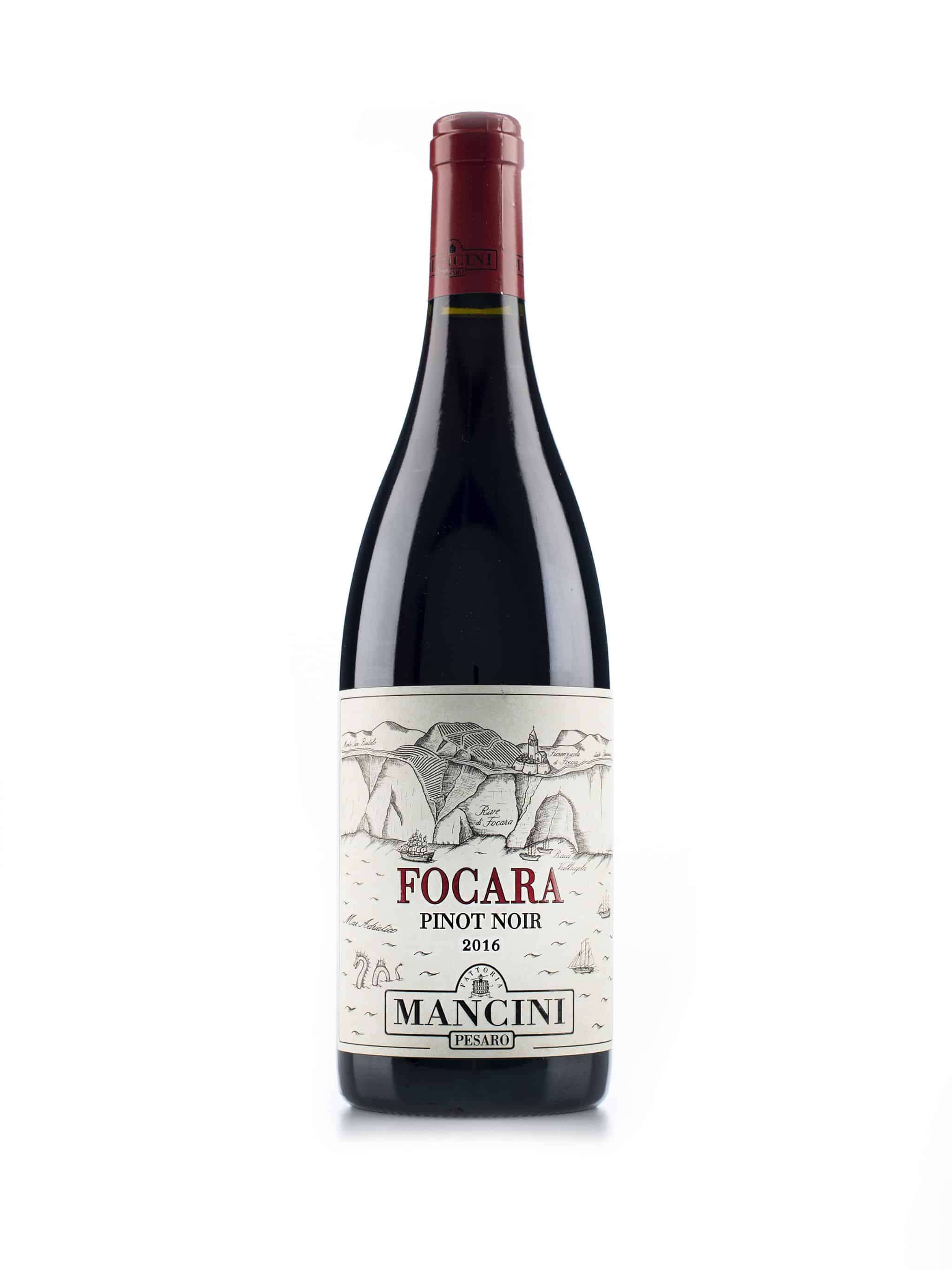 Italiaanse rode wijn van wijndomein Mancini: Pinot Noir 'Focara'