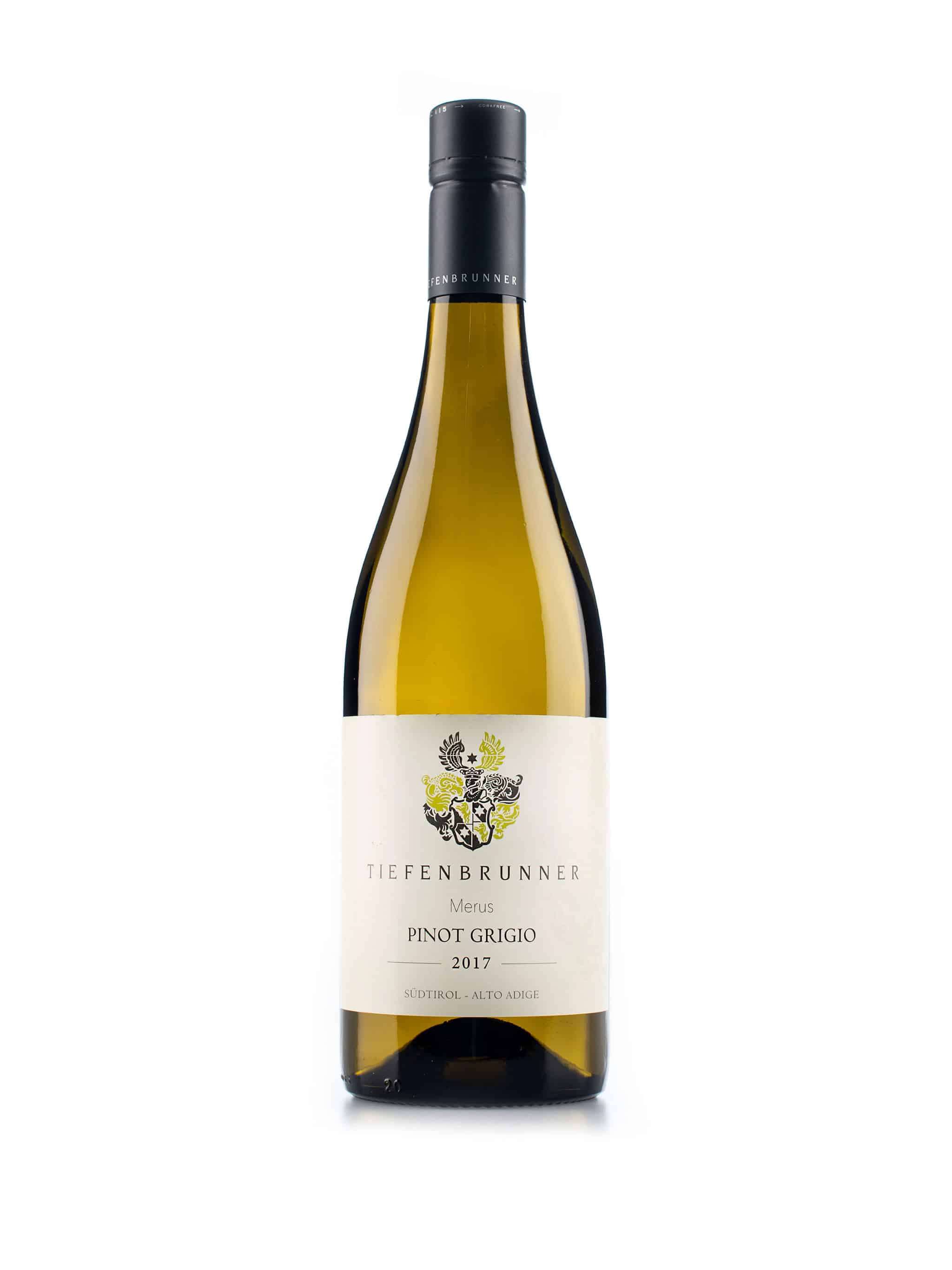 Italiaanse witte wijn van wijndomein Tiefenbrunner: Pinot Grigio