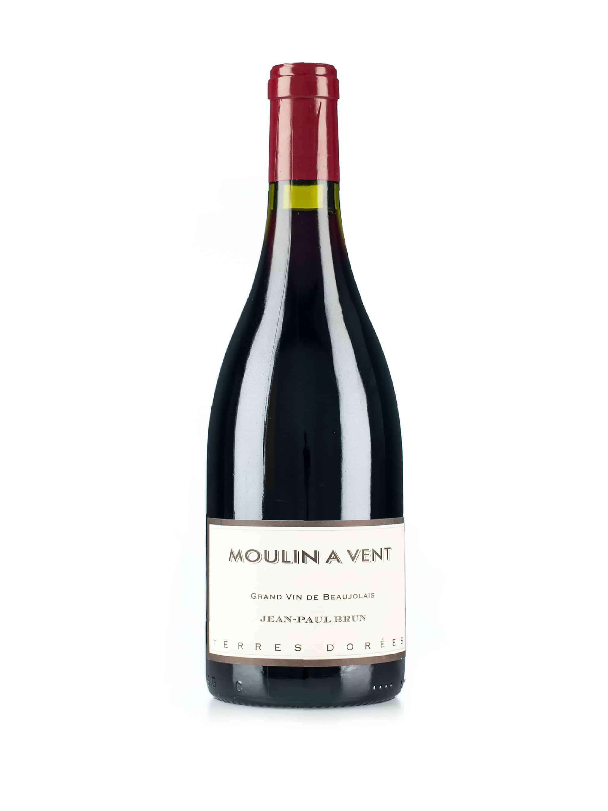 Franse rode wijn van wijndomein Domaine des Terres Dorées: Moulin à Vent
