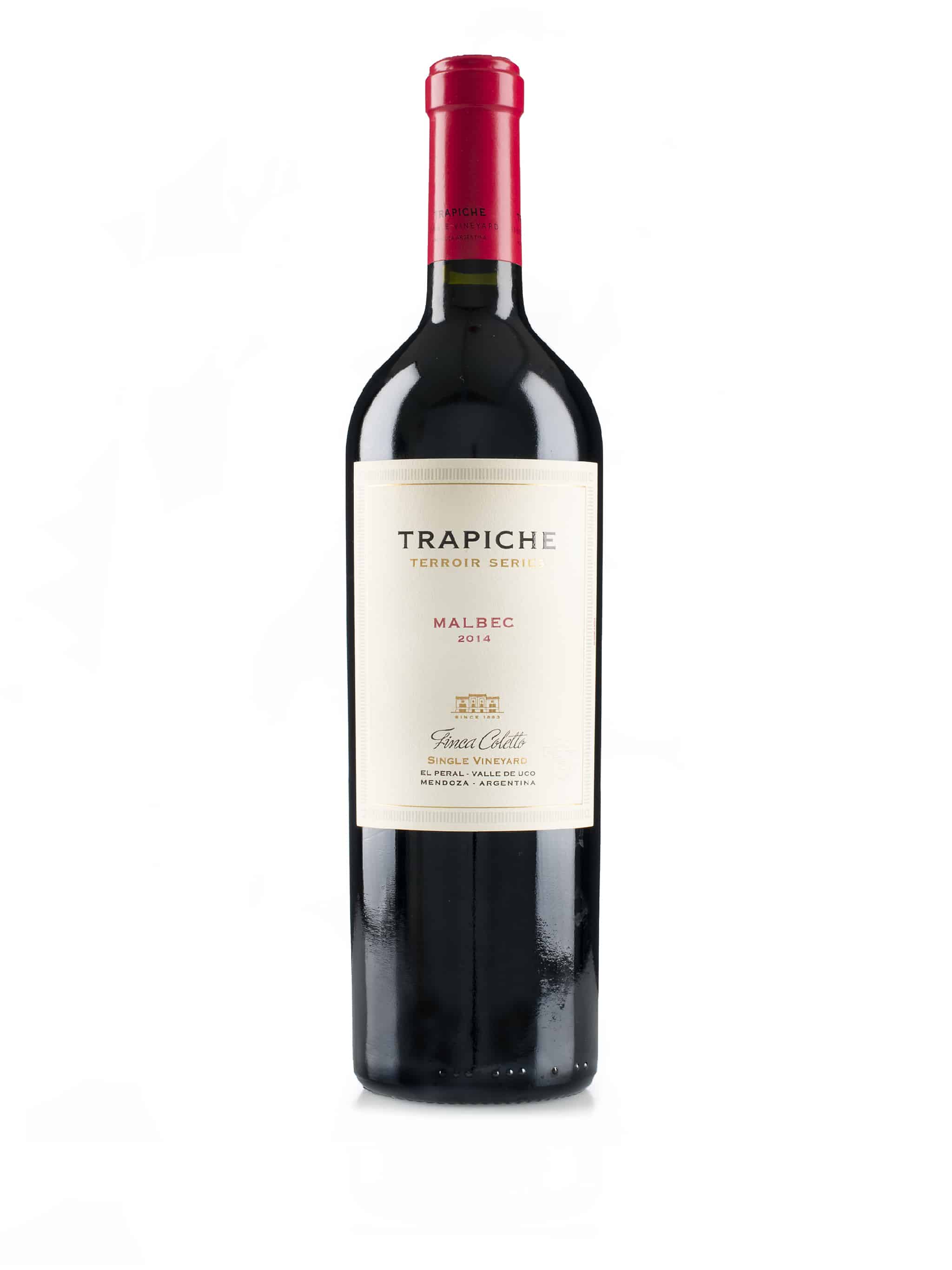 Argentijnse rode wijn van het wijndomein Trapiche: Malbec 'Single Vineyard Finca Coletta'
