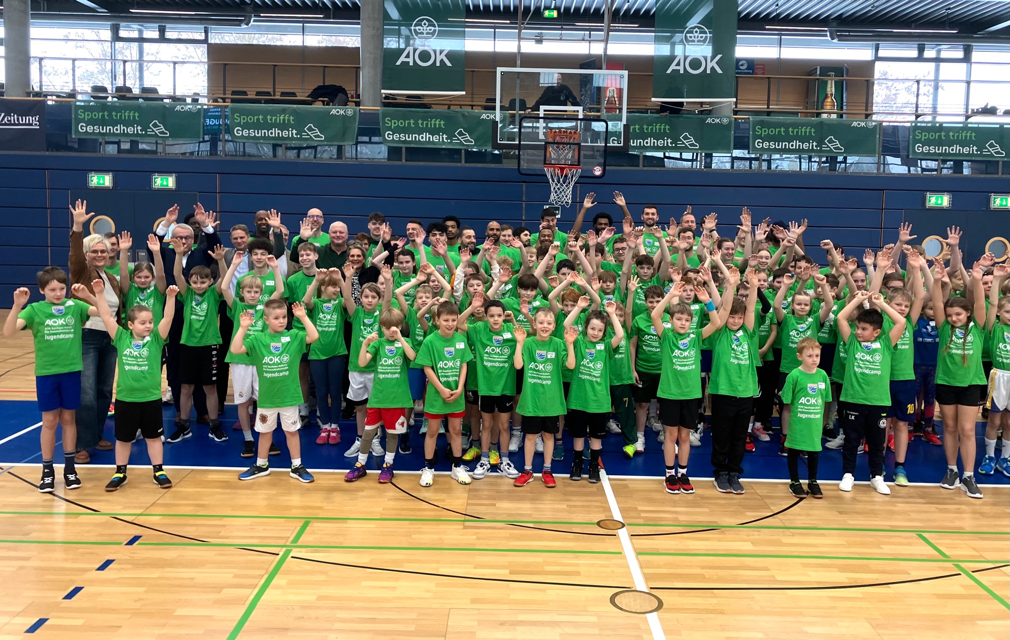 Zehn Jahre AOK-Jugendcamp: Basketballbegeisterung in Weißenfels
