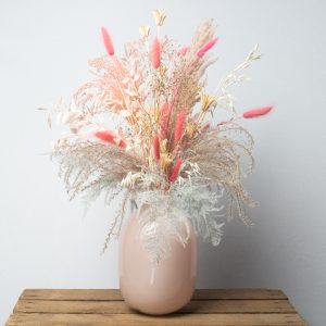 Pink evighedsbuket i vase