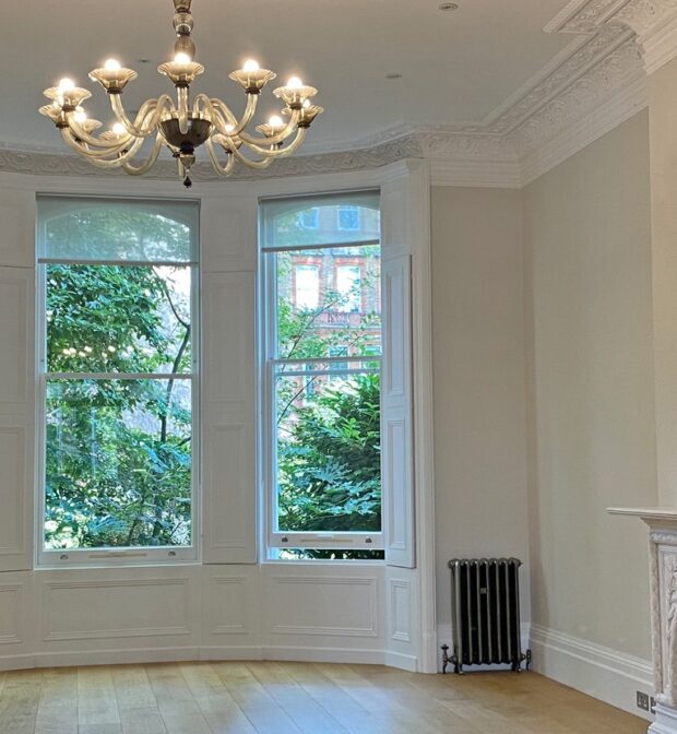 Showcasing the deep cleaning service of a large Victorian period home with heigh ceilings. The Bloom Eco Cleaning team professionally and meticulously deep cleaned this luxury property in London.