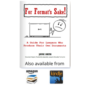 E-book For Format's Sake!